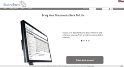 Desktop Screenshot of live-docs.com